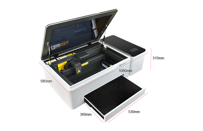 Especificación de la máquina láser Light 530