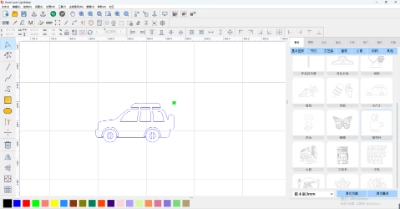 Máquina de corte por láser inteligente para cortar modelos de automóviles