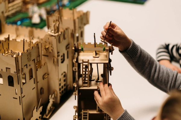 Cortador láser de madera 3D para escuelas