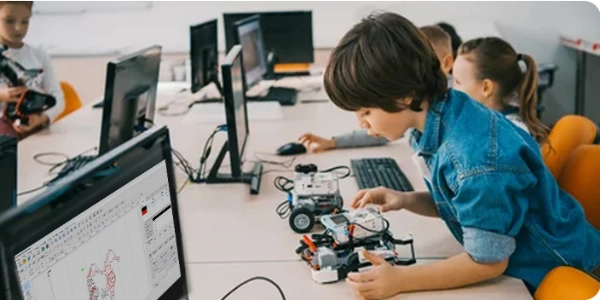 Cortador láser de madera 3D para escuelas